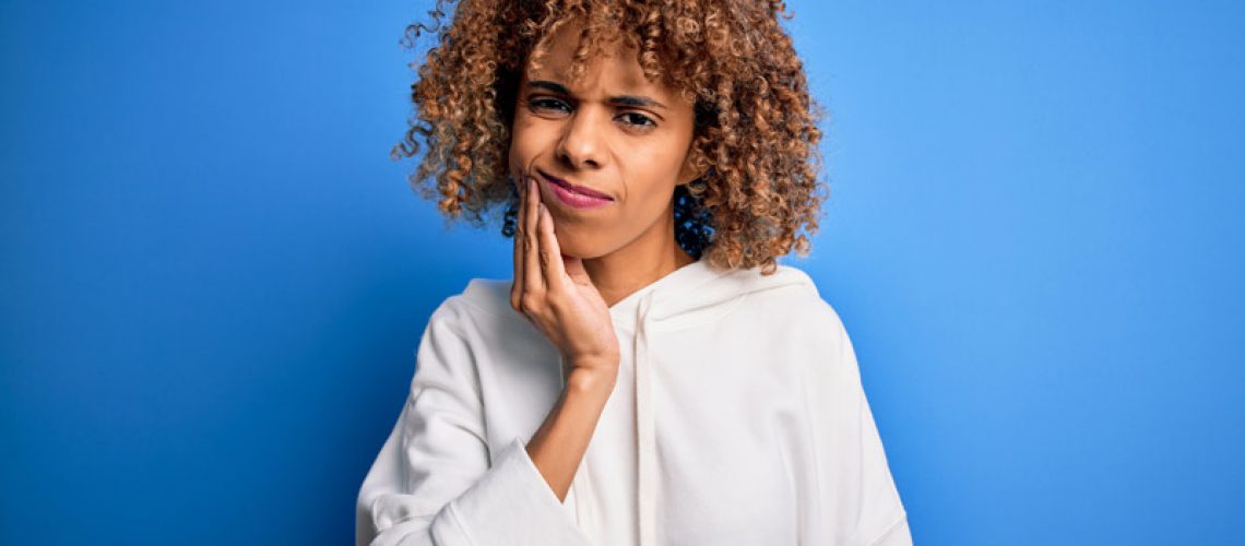 Dental Patient In Pain From Gum Disease